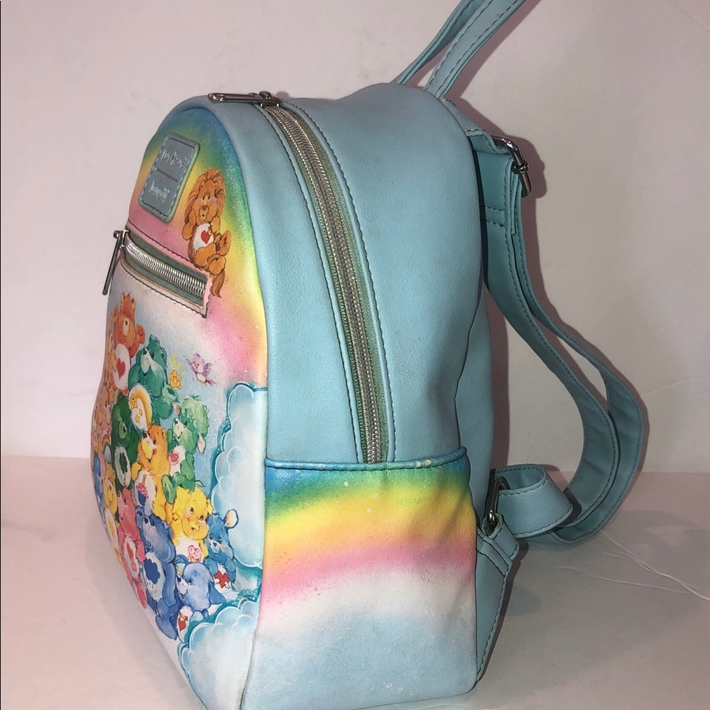 Loungefly x Care Bears Rainbow Colored Mini Backpack - Picture 2 of 7